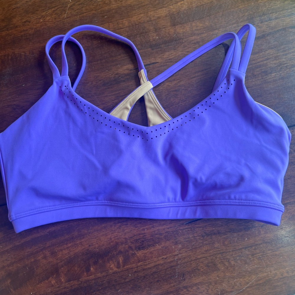BuffBunny Violet Double Strap Sports Bra